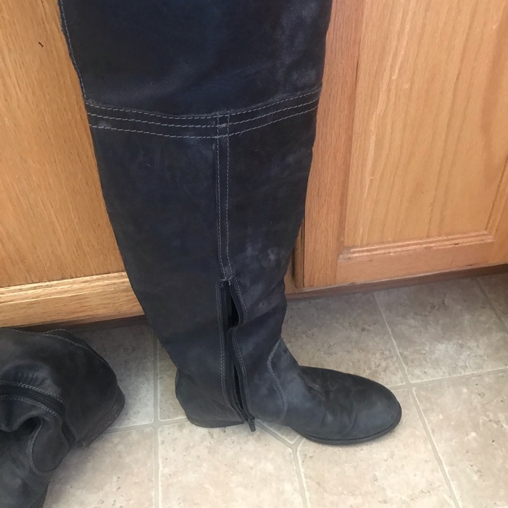 Black Steve Madden Tall Boots - Picture 2 of 5